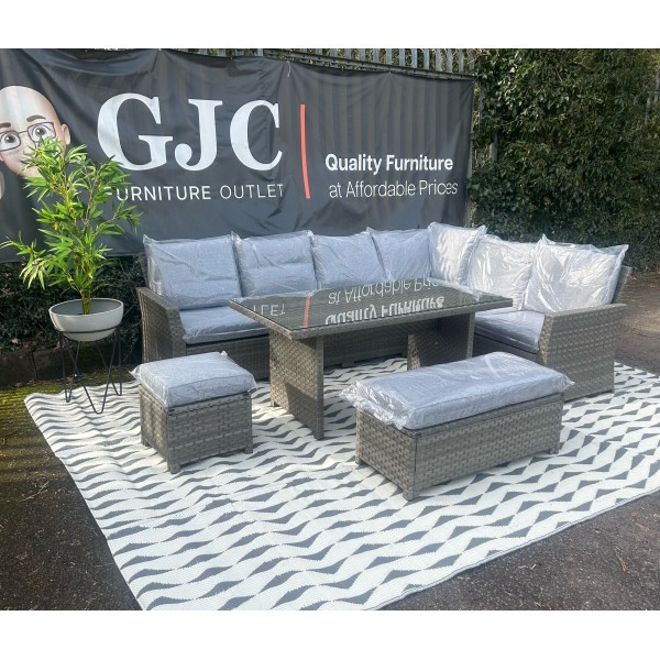 Palma Grey Corner Lounge Set
